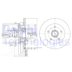 OEM BRAKE DISC (DOUBLE PACK) BG2468