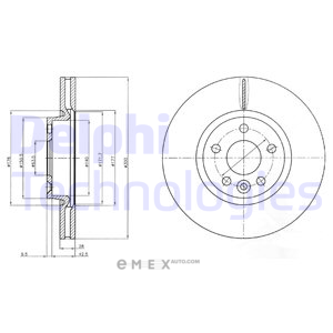 OEM BRAKE DISC (DOUBLE PACK) BG4094