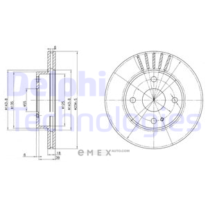 OEM BRAKE DISC (DOUBLE PACK) BG2802