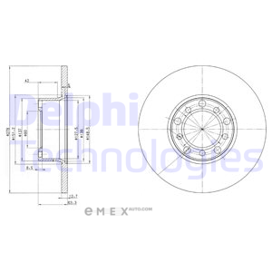 OEM BRAKE DISC (DOUBLE PACK) BG2259