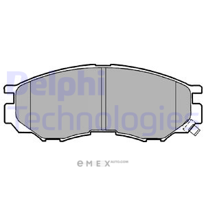 OEM BRAKE PAD AXLE SET LP1010