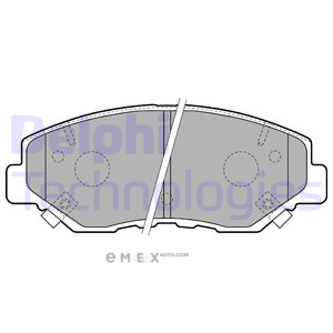 OEM BRAKE PAD AXLE SET LP1806