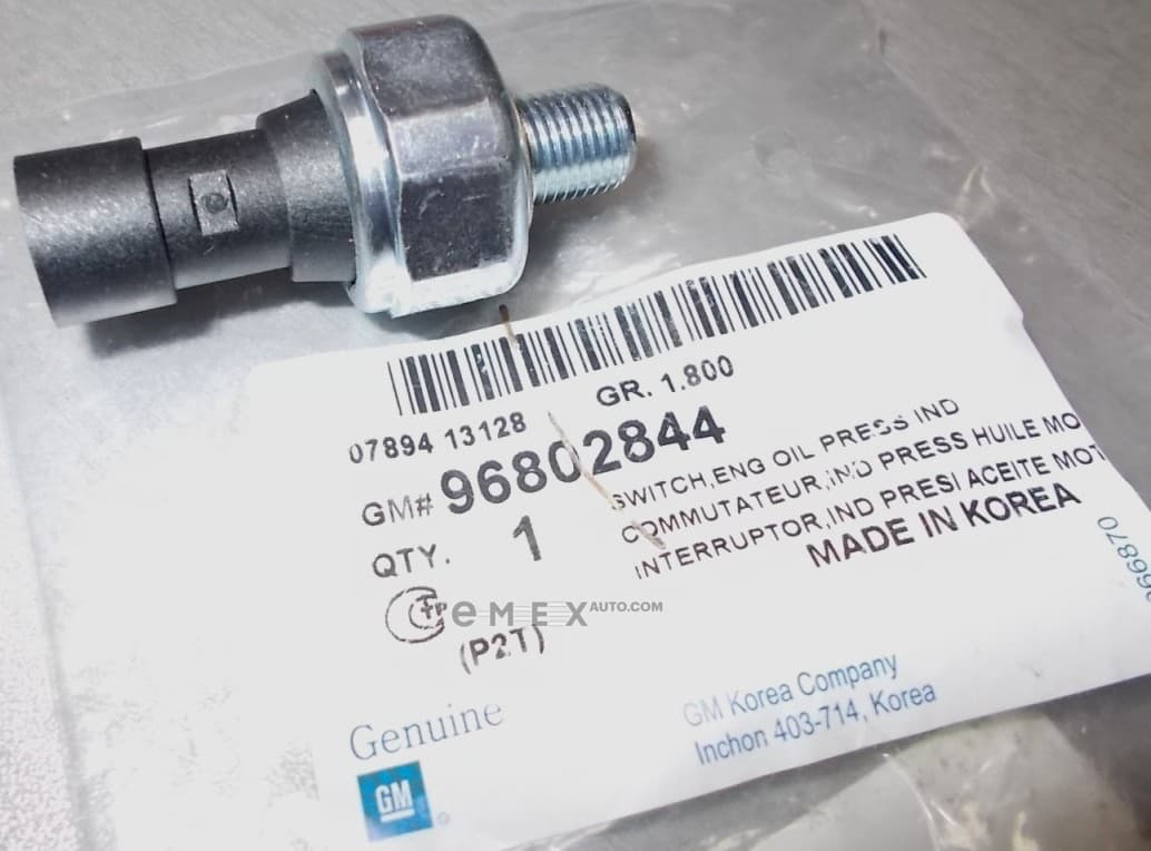 OEM SENSOR ASSY, OIL PRESSURE 96802844