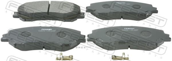 OEM PAD KIT, DISC BRAKE 0201J11EF