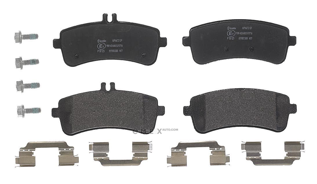 OEM PAD KIT, DISC BRAKE P50125