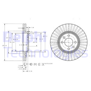 OEM BRAKE DISC (DOUBLE PACK) BG3430