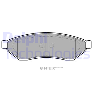 OEM BRAKE PAD AXLE SET LP1946