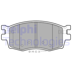 OEM BRAKE PAD AXLE SET LP1951