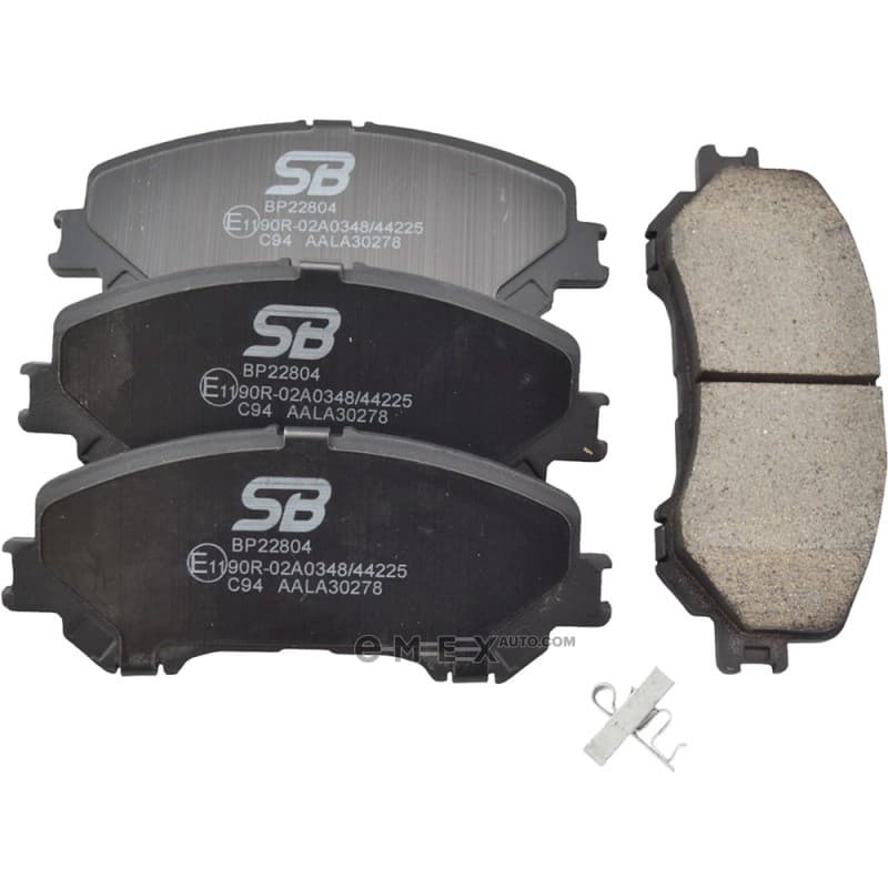 OEM PAD KIT, DISC BRAKE BP22804