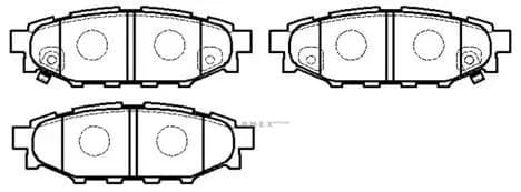 OEM PAD KIT, DISC BRAKE HP8433