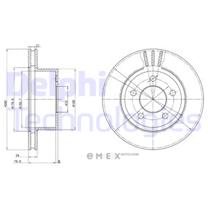 OEM BRAKE DISC (DOUBLE PACK) BG3533