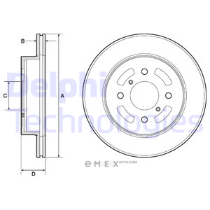 OEM BRAKE DISC (DOUBLE PACK) BG3941