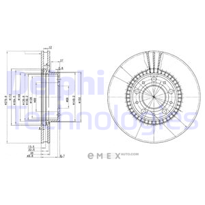 OEM BRAKE DISC (DOUBLE PACK) BG2719