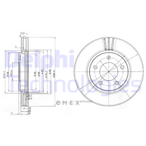 OEM BRAKE DISC (DOUBLE PACK) BG3715