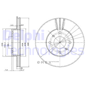 OEM BRAKE DISC (DOUBLE PACK) BG3596