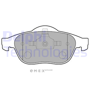 OEM BRAKE PAD AXLE SET LP1708