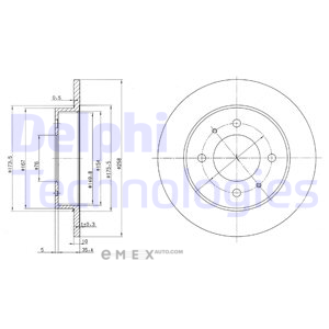 OEM BRAKE DISC (DOUBLE PACK) BG3070