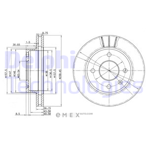 OEM BRAKE DISC (DOUBLE PACK) BG2367