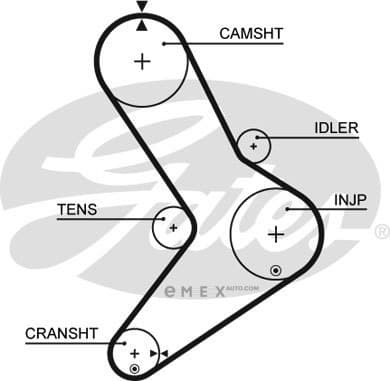 OEM BELT, TIMING 5334XS