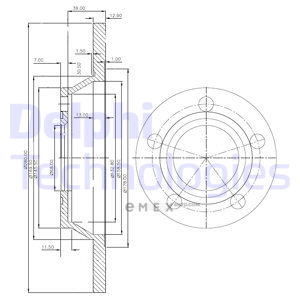 OEM BRAKE DISC (DOUBLE PACK) BG2987