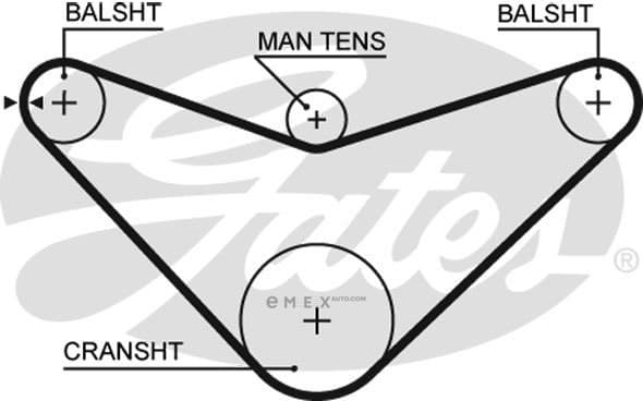 OEM BELT, TIMING 5235XS