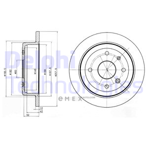 OEM BRAKE DISC (DOUBLE PACK) BG4194