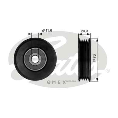 OEM TENSIONER ASSY, PULLEY T38031