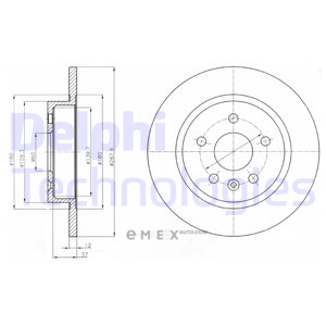 OEM BRAKE DISC (DOUBLE PACK) BG4199