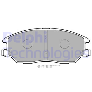 OEM BRAKE PAD AXLE SET LP1857