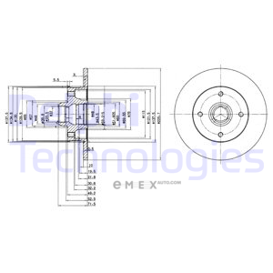 OEM BRAKE DISC (DOUBLE PACK) BG2389