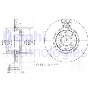 OEM BRAKE DISC (DOUBLE PACK) BG3574