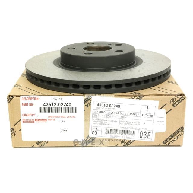 OEM BRAKE ROTOR 4351202240