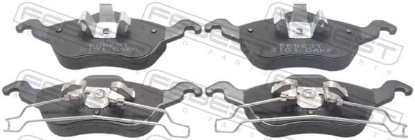 OEM PAD KIT, DISC BRAKE 2101CAKF