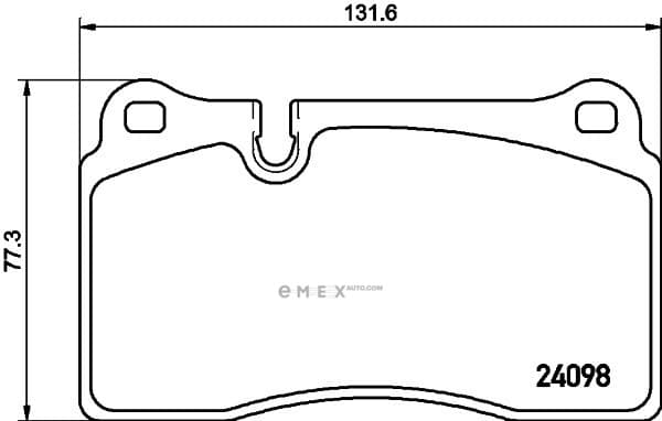 OEM PAD KIT, DISC BRAKE 8DB355011851