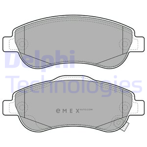 OEM BRAKE PAD AXLE SET LP2093