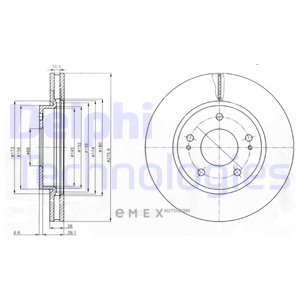 OEM BRAKE DISC (DOUBLE PACK) BG4147