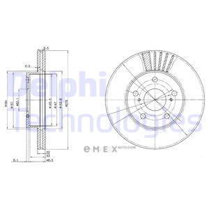 OEM BRAKE DISC (DOUBLE PACK) BG3171