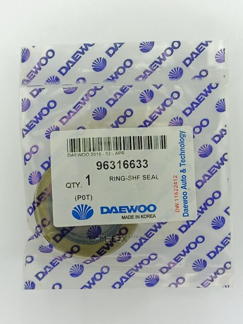 OEM SEAL-WHEEL BRG RR 96316633