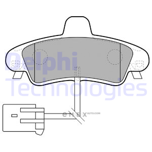 OEM BRAKE PAD AXLE SET LP1683