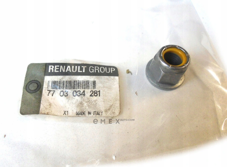 OEM NUT, METAL 7703034281