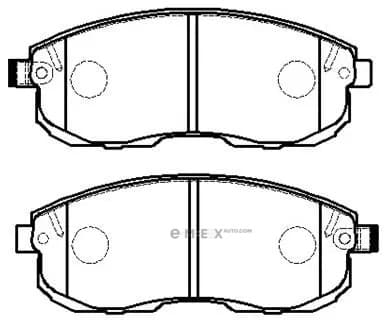 OEM PAD KIT, DISC BRAKE HP5126