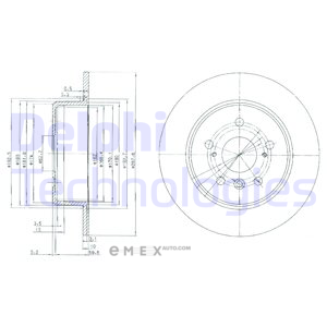 OEM BRAKE DISC (DOUBLE PACK) BG3183