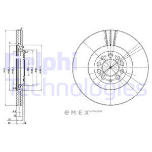 OEM BRAKE DISC (DOUBLE PACK) BG3528