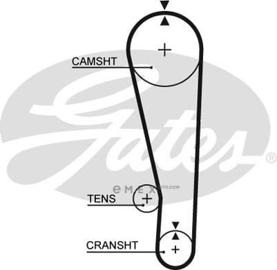 OEM BELT, TIMING 5268