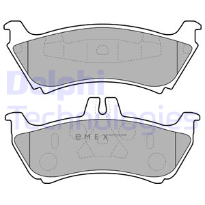 OEM BRAKE PAD AXLE SET LP1692