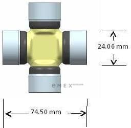 OEM CROSSMEMBER ASSY GUK13