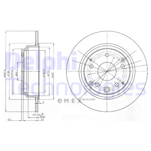 OEM BRAKE DISC (DOUBLE PACK) BG4095