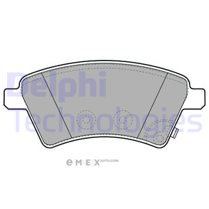 OEM BRAKE PAD AXLE SET LP1966