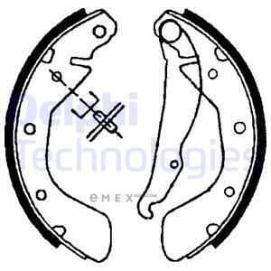 OEM BRAKE SHOE AXLE SET LS1621