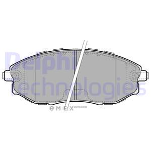 OEM BRAKE PAD AXLE SET LP2183